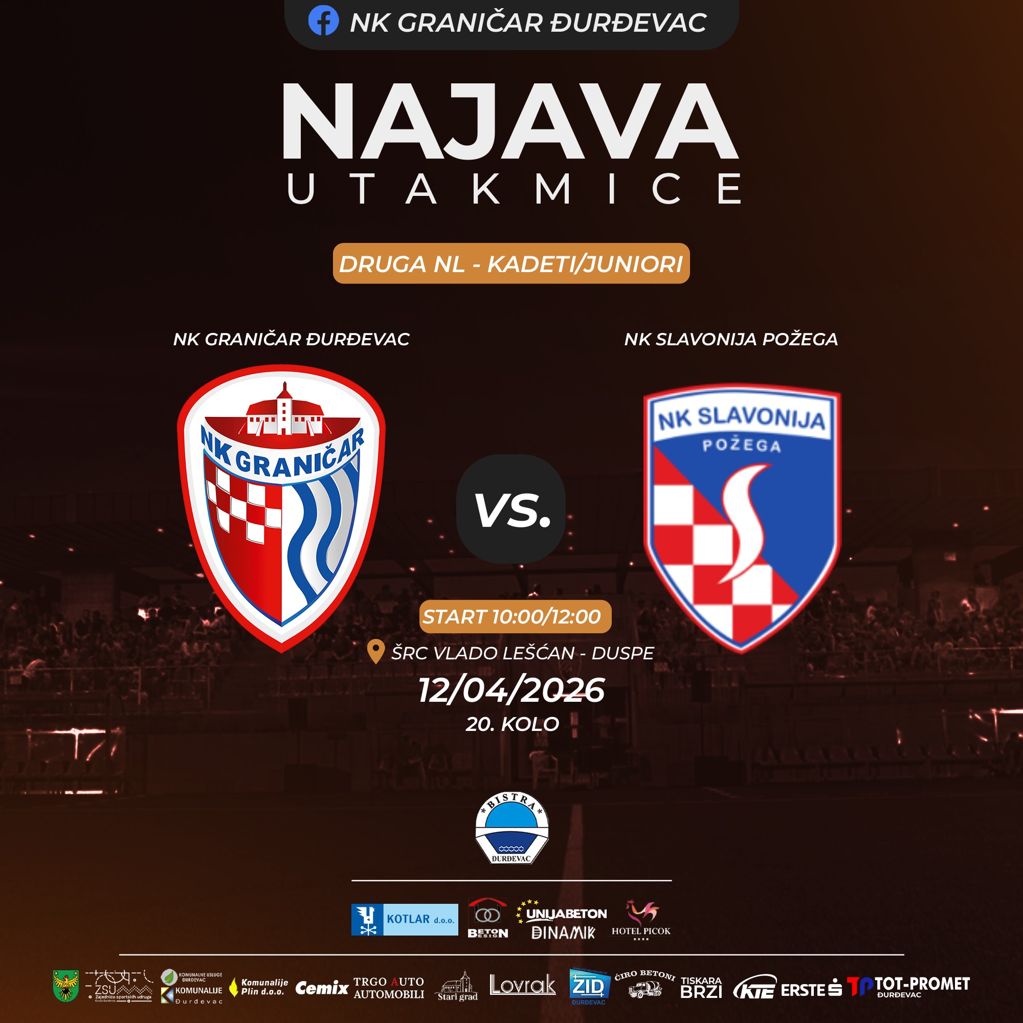 Najava utakmice - NK Slavonija